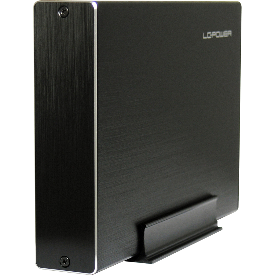 LC-Power LC-35U3-Becrux Box esterno, USB 3.0, 1x HDD 3,5" SATA, Alluminio, nero