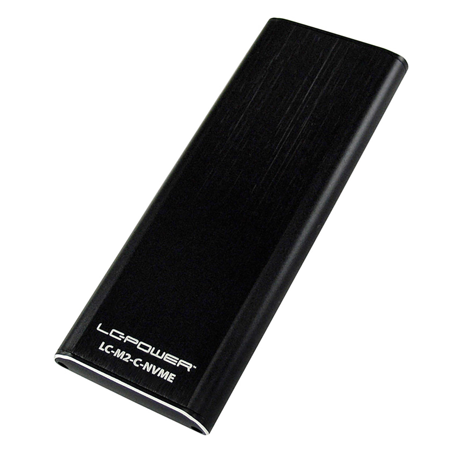 LC-Power LC-M2-C-NVME Box SSD M.2 NVMe, USB 3.2 Gen.2x1, nero