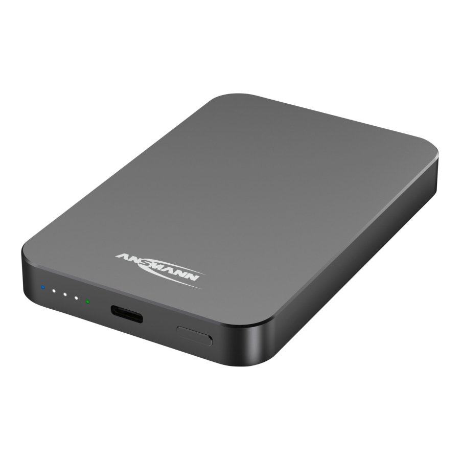 ANSMANN 1700-0198 Power Bank PB115PD da 5000 mAh, MagSafe, USB-C, PD 20 W