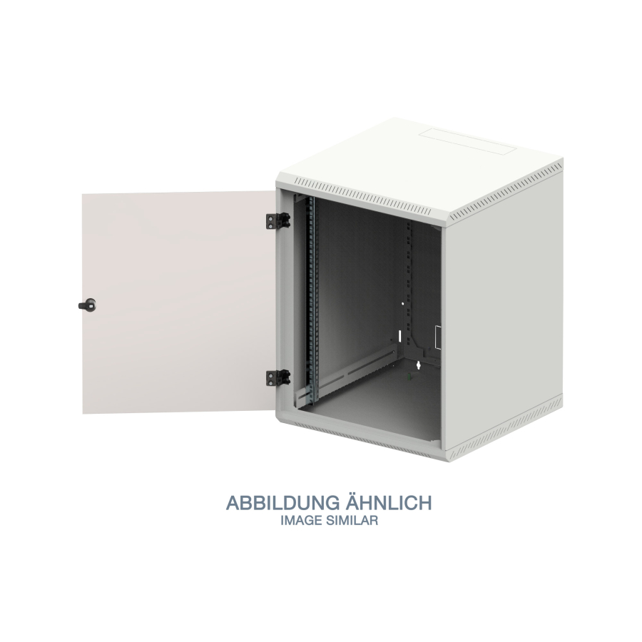 Triton RBA-09-AS6-CAX-A1 Armadio Rack par. 19" 9U, IP30, 600x595, vetro, grigio