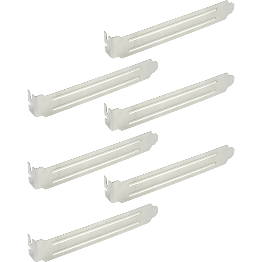 InLine Staffa PCI bracket cieca o di chiusura. Confezione da 6 pezzi
