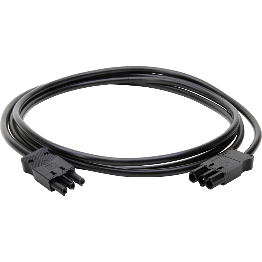 Cavo di collegamento Kopp compatibile con sistema GST M/F, 1,5 mm², 3 m, nero