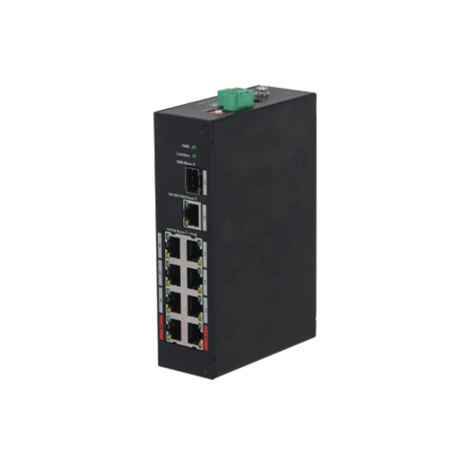 Dahua PFS3110-8ET-96-V2 Switch desktopowy bez zarz¹dzania 10-portowy z 8 portami PoE