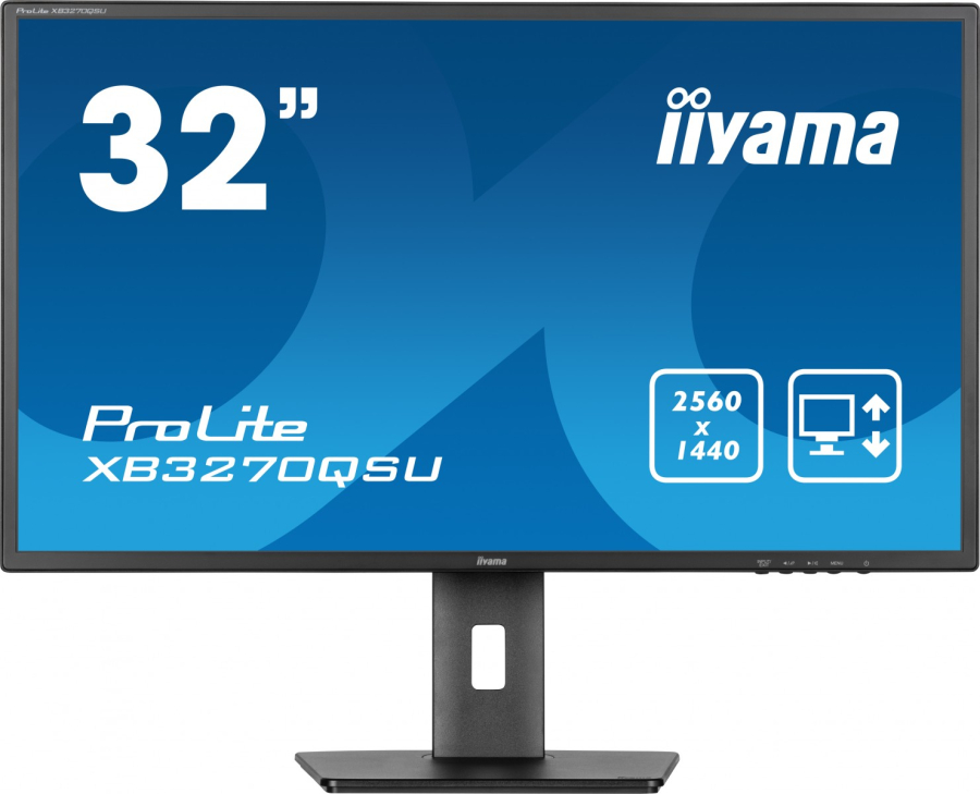 iiyama ProLite XB3270QSU-B1 Monitor PC 80 cm (31.5) 2560 x 1440 Pixel Quad HD LED Nero