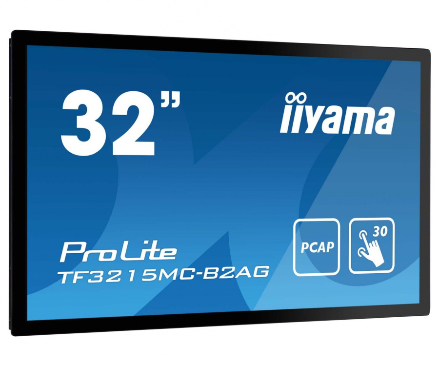 iiyama ProLite TF3215MC-B2AG Monitor PC 80 cm (31.5) 1920 x 1080 Pixel Full HD LED Touch screen Chiosco Nero