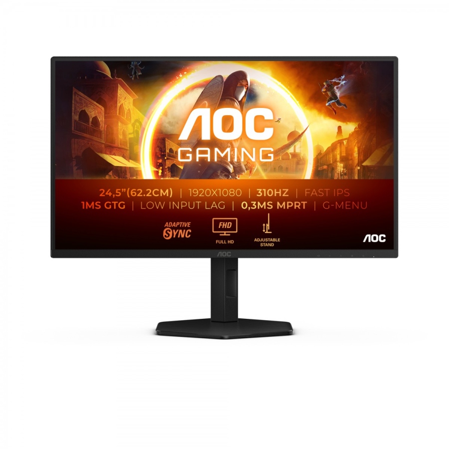 AOC G4 25G4SXU Monitor PC 62.2 cm (24.5) 1920 x 1080 Pixel Full HD LED Nero. Grigio