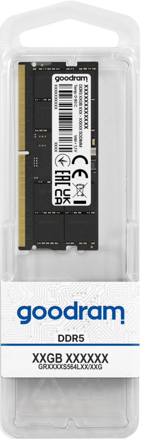 Goodram 16GB DDR5 5600MHz CL40 SR SODIMM modulo di memoria 1 x 16 GB