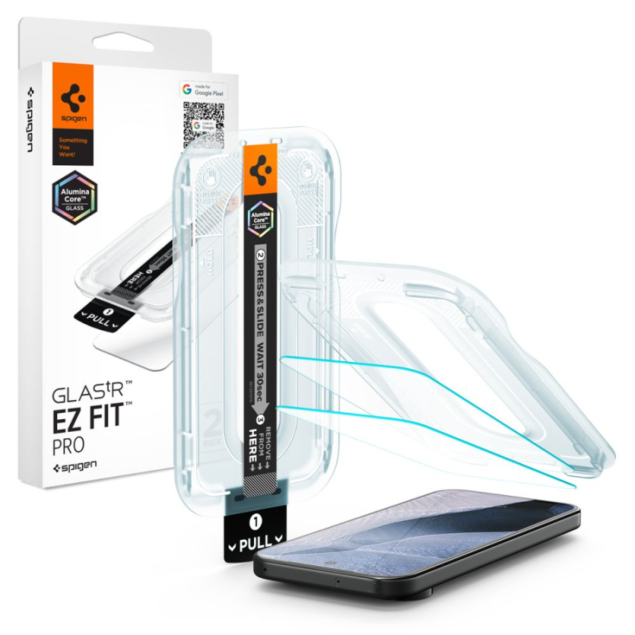 Spigen Glas.tR EZ Fit Pro Pellicola salvaschermo in vetro temperato per Google Pixel 11 Pro XL