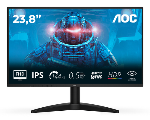 AOC MONITOR 23,8 LED IPS FHD 16:9 4MS 144hz 250 CDM, DP/HDMI