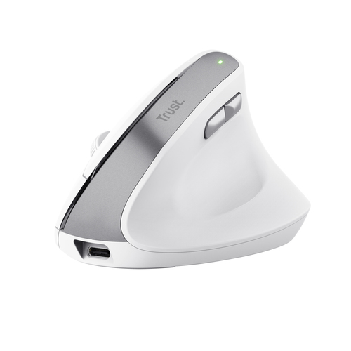 TRUST MOUSE BAYO II ERGONOMICO WIRELESS, BIANCO