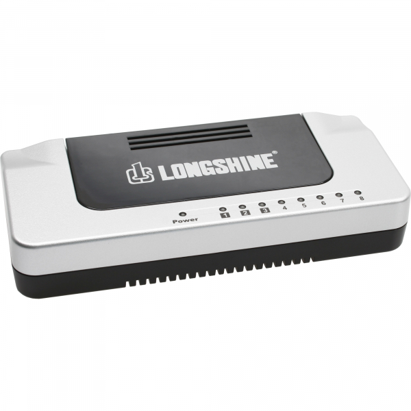 Switch 10/100Mbit 8 Porte, QoS, Loop detection, LCS-FS6108-C, Desktop