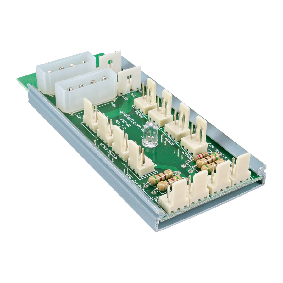 InLine Moltiplicatore porte alimentazione 12 ventole 3pin, 5-7-12V