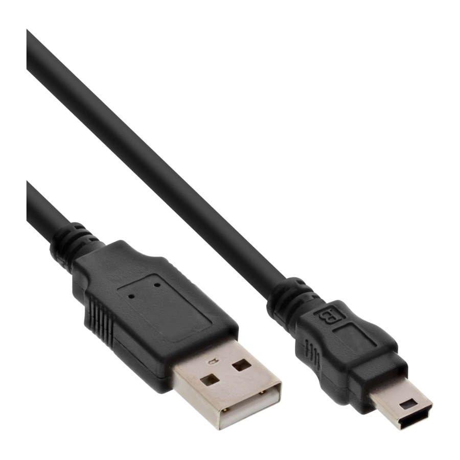 InLine Cavo USB 2.0 Mini, Am/ Bm(5pol.), Sony, Casio, Palm, Canon, HP, 1m