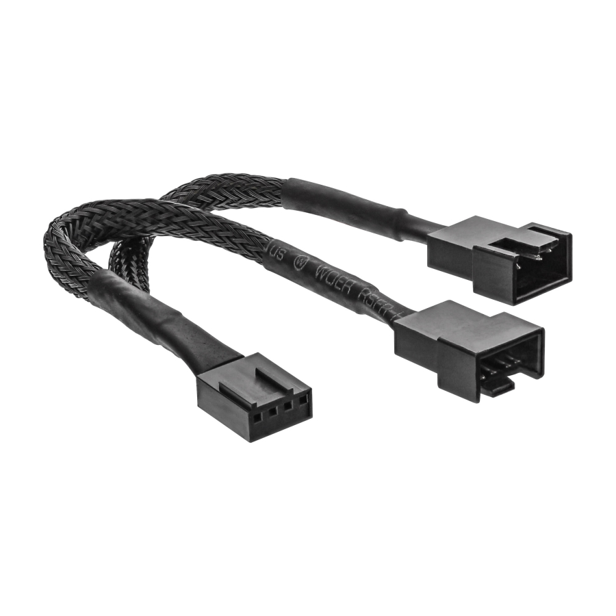InLine Cavo a Y per ventole PWM, da spina Molex a 4 pin a 2 prese, 0,15 m