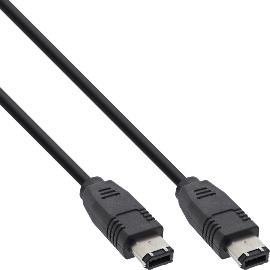 InLine Cavo FireWire IEEE1394, 6pin maschio a 6pin maschio, 400Mbit/s, 0,5m