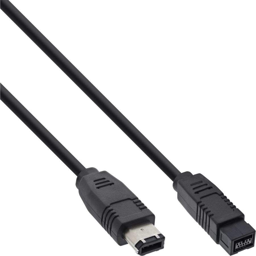 InLine Cavo FireWire IEEE1394, 6pin maschio a 9pin maschio, 800Mbit/s, 3m