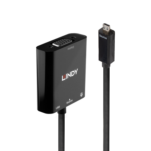 Converter Micro HDMI a VGA e Audio