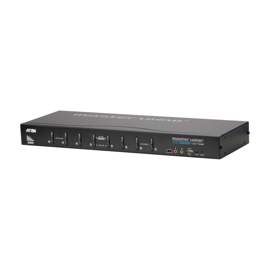 Aten CS1768 Switch KVM USB DVI/Audio 8-porte