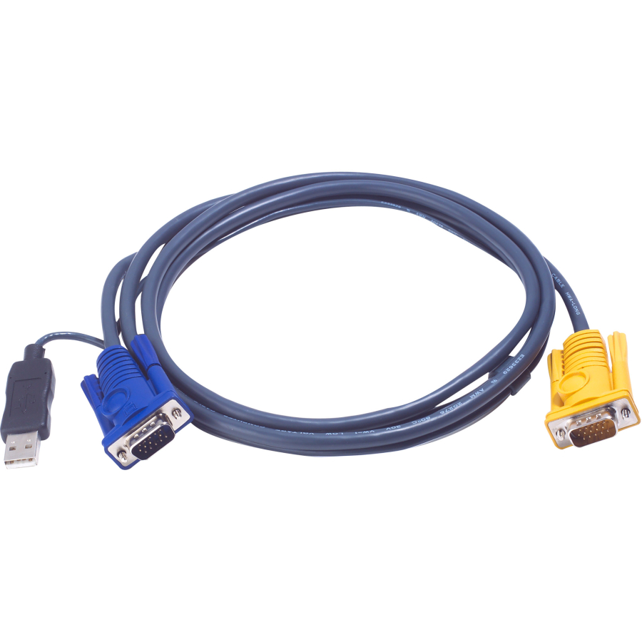 Aten 2L-5203UP, Cavo KVM, VGA USB-PS/2, 3m - Connettore console: SPHD 3 in 1
