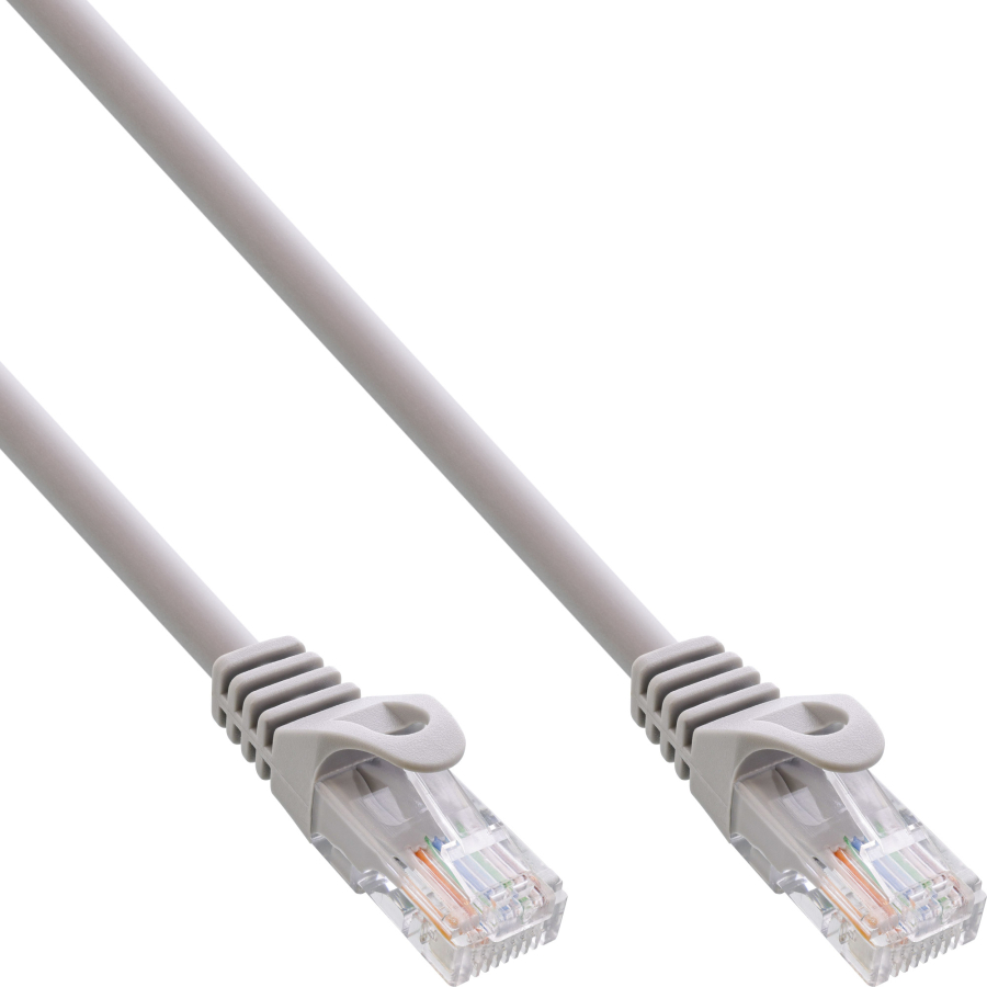 InLine Cavo Rete Lan, U/UTP, Cat.5e, 0,5m, Patch Ethernet PVC, CU (100% rame)