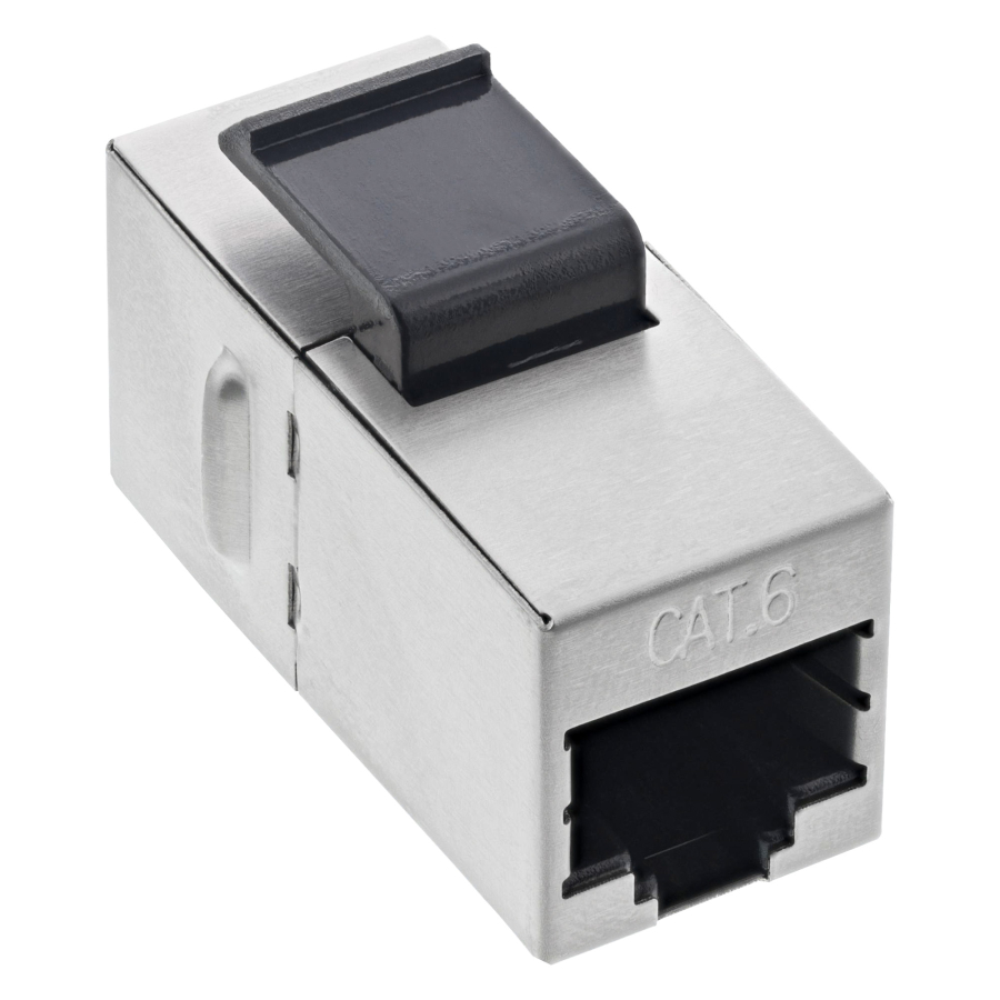 InLine Snap-In (Keystone), RJ45 femmina / femmina, Cat.6, STP (bulk)