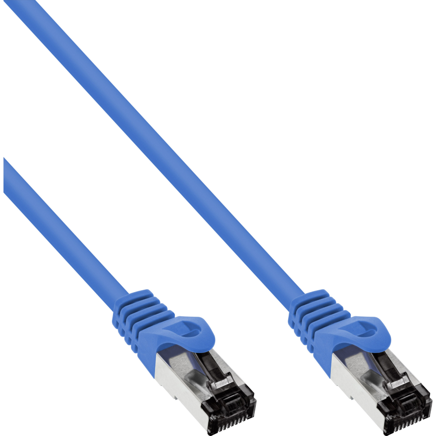 InLine, cavo patch, S/FTP (PiMf), Cat.8.1, 2000MHz, Halogenfree, blu, 7,5m