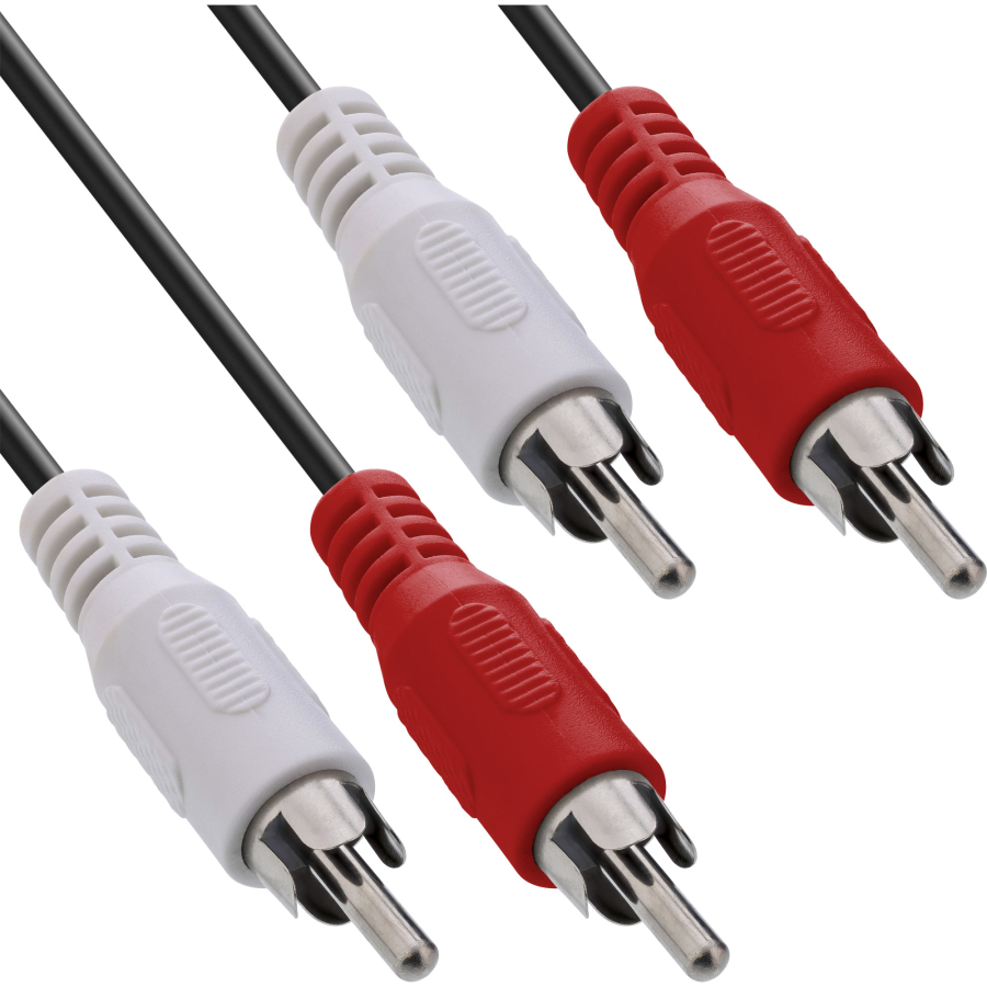 InLine Cavo Audio 2x RCA maschio / maschio, 3m