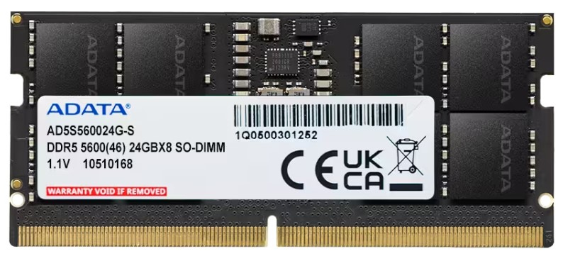 ADATA RAM SO-DIMM 24GB DDR5 5600MHZ 1.1V