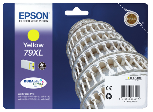EPSON CART INK GIALLO XL PER WF-5620 SERIE TORRE DI PISA