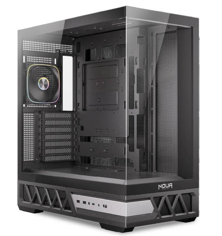 NOUA CS0725CZ-MK100 CASE ATX GAMING NO PSU ORIZON MK100 2USB3.0 1TYPE-C 1FAN ARGB F&S GLASS