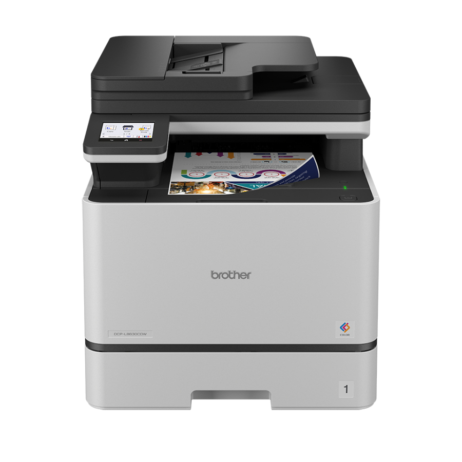 BROTHER DCPL8630CDW MF LAS COL A4 WIFI LAN F/R 31PPM BROTHER DCPL8630CDW ADF 50 FG TOUCH