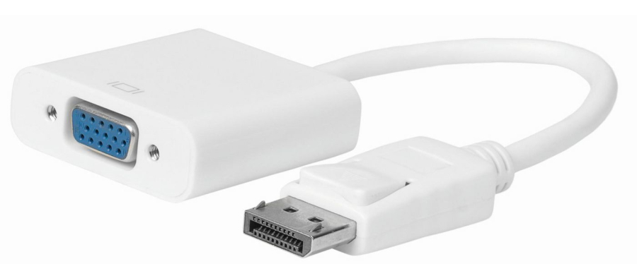 MicroConnect DPVGA15CMW Displayport-VGA M-F, 15cm
