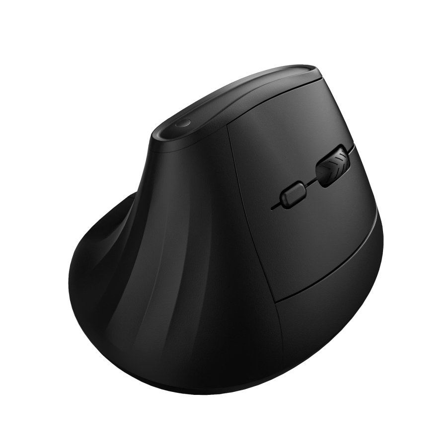 Ewent Mouse Wireless Ricaricabile Ergonomico: Doppia Connettività