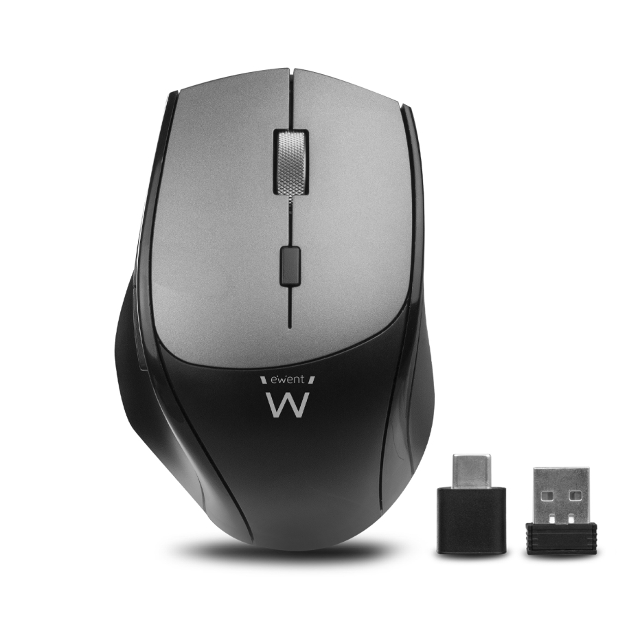 Ewent Mouse wireless a doppia connessione,2400 dpi clic silenzioso