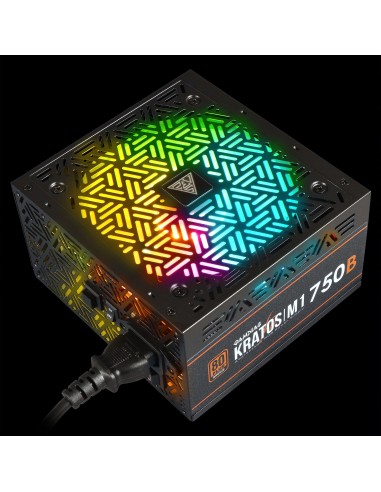 GAMDIAS ALIMENTATORE KRATOS M1-750B 750W NEON-FLEX RGB 80 PLUS BRONZE KRATOS M1-750B