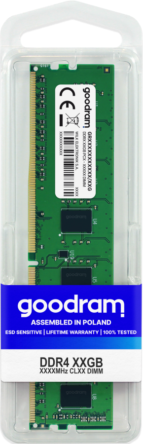 GOODRAM GR3200D464L22S/8G DDR4 8GB 3200 MHZ DIMM GOODRAM CL22