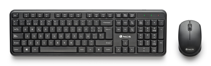 NGS TASTIERA E MOUSE BUNDLE WIRELESS MULTIMEDIA