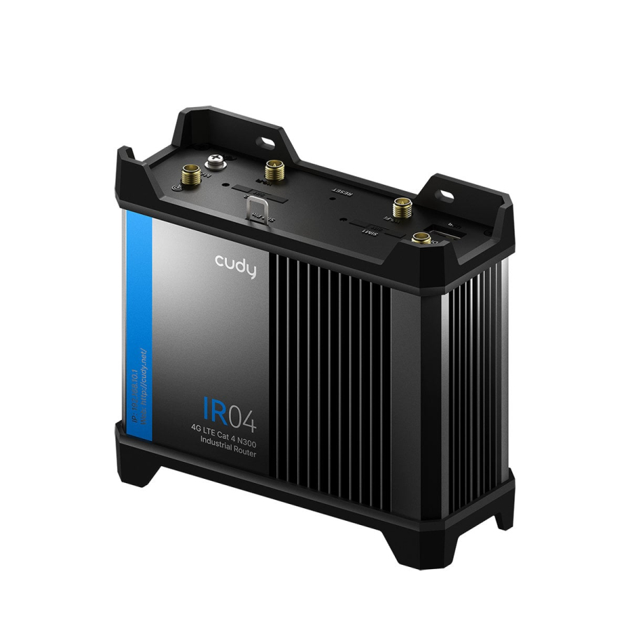 Router Wi-Fi Industriale 4G LTE con Sim Cat 4 N300 PoE. IR04