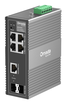 TP-LINK IES206GPP SWITCH OMADA IND 6P 5RJ45 1SFP SLOT INDUSTRIAL EASY MANAGED SWITCH