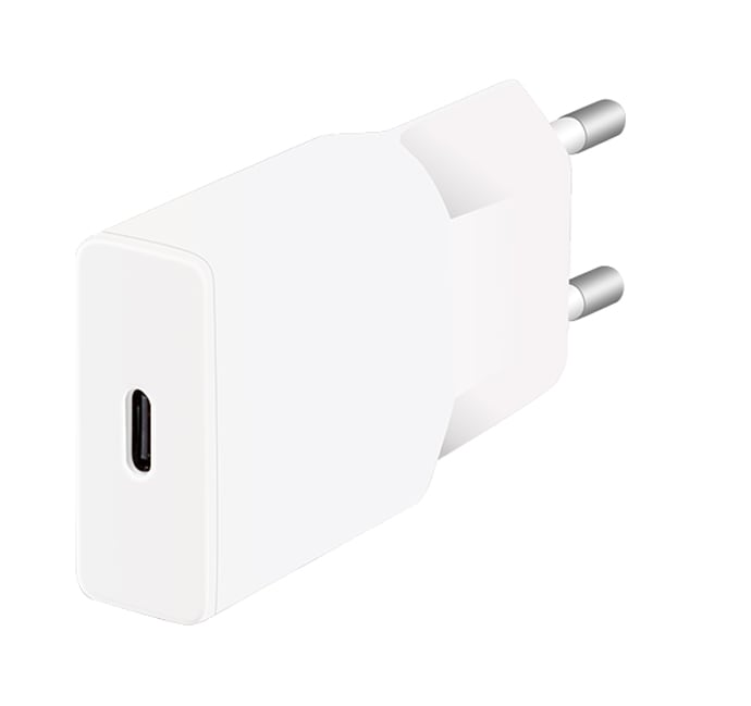 Caricatore Alimentatore GaN USB-C™ (PD) da Muro 20W Bianco