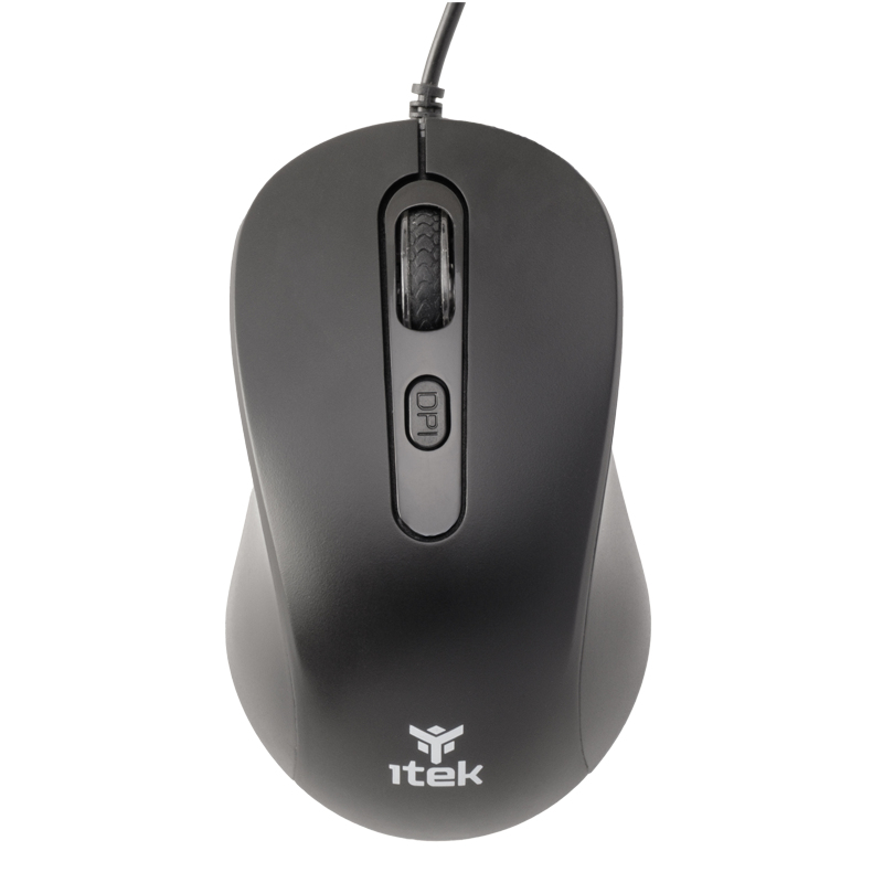 ITEK MOUSE CLK C01 USB OTTICO 3600DPI 4 TASTI SILENT SWITCH