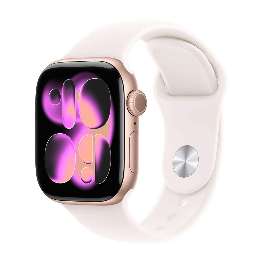 APPLE WATCH SERIES 11GPS E CELLULAR 42MM ROSE GOLD ALUMINIUM CASE WITH LIGHT BLUSH SPORT BAND, S/M
