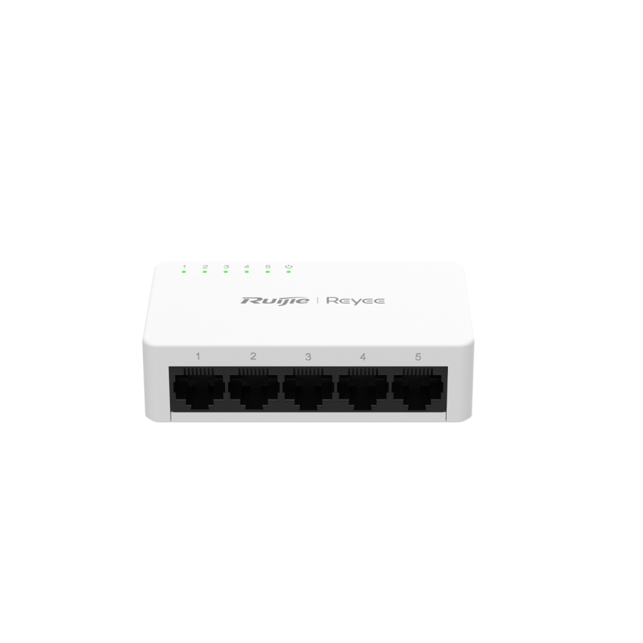 REYEE SWITCH NON GESTITO A 5 PORTE DA 10/100 MBPS (CHASSIS PLASTICO DESKTOP)
