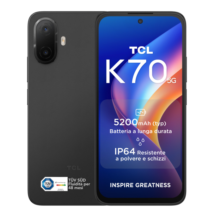 TCL K70 5G MIDNIGHT BLACK 6.8' 4GB/128GB
