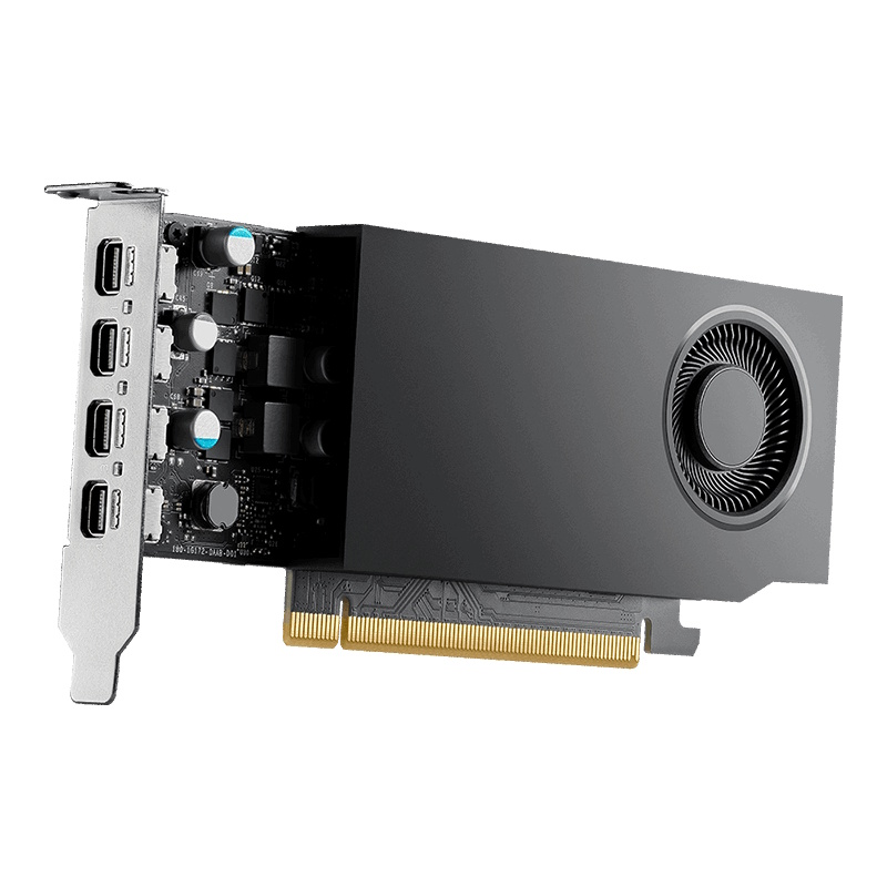 PNY VGA QUADRO RTX A400, 4GB GDDR6,1x ATX BRACKET, 4x mDP, LOW PROFILE, OEM VERS