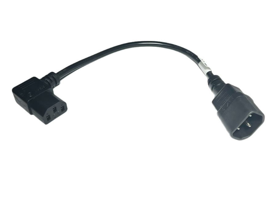 MicroConnect PEA1416 Power adapter C13 C14 angled 0.3m
