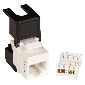 Lanview LVN128143 PRO Cat6 Unshielded flip jack keystone