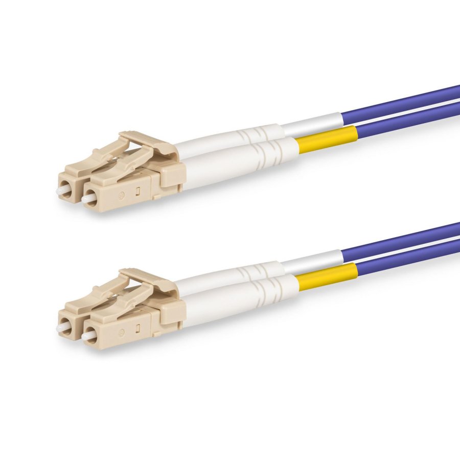 Lanview LVO231810 Fiber Patch Cable - LC-LC Multi mode Duplex OM4 50/125 LSZH 1m