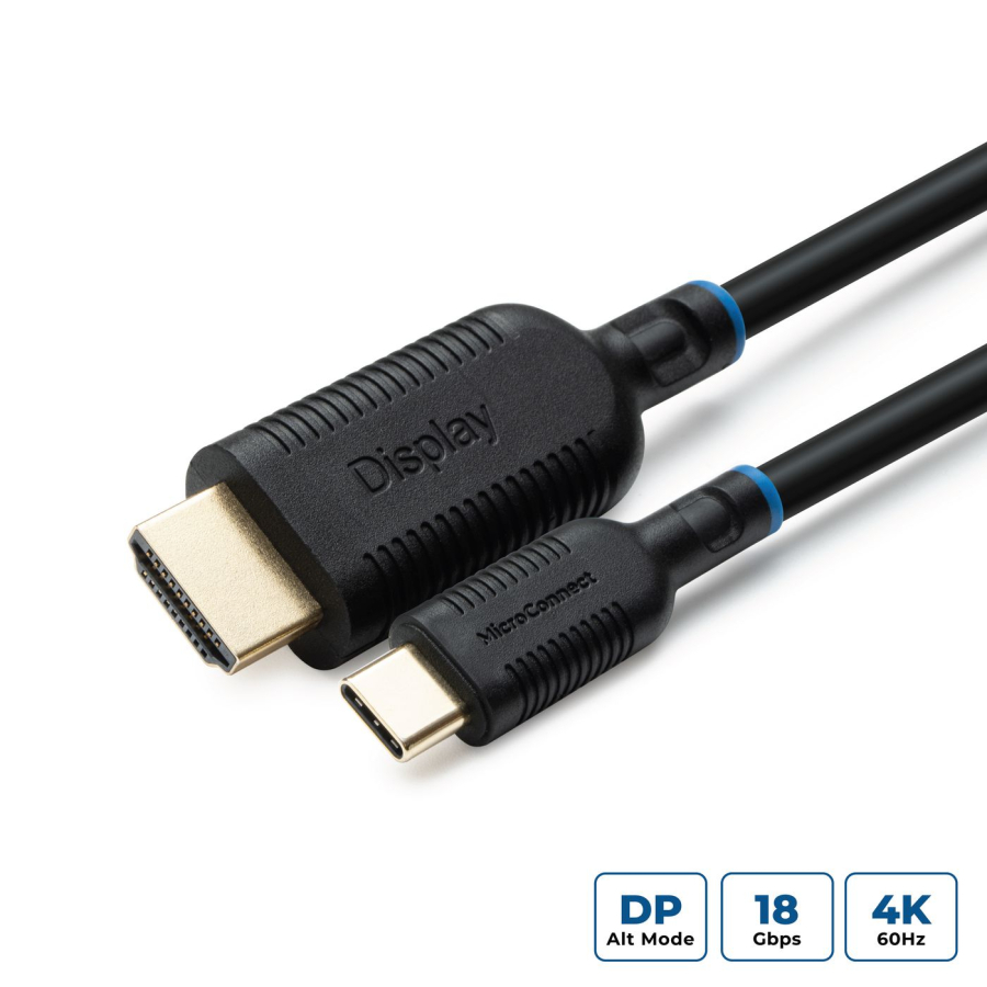 MicroConnect MC-USBCHDMI1 USB-C to HDMI Cable 1m