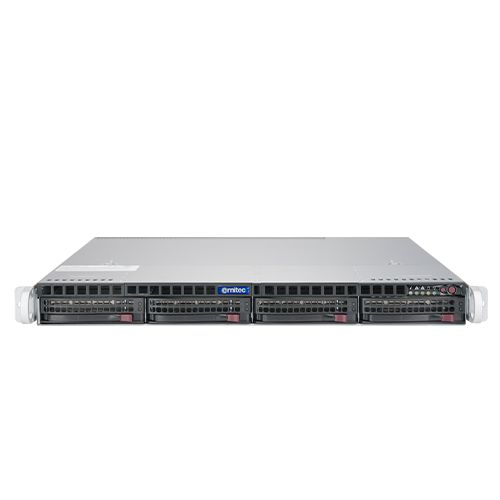 Ernitec SR-1C74 1U 4 Bay Server - i7-12700, 16GB, 1TB NVMe, 2x 2.5GbE, IPMI, 1x500W, Win11 Pro